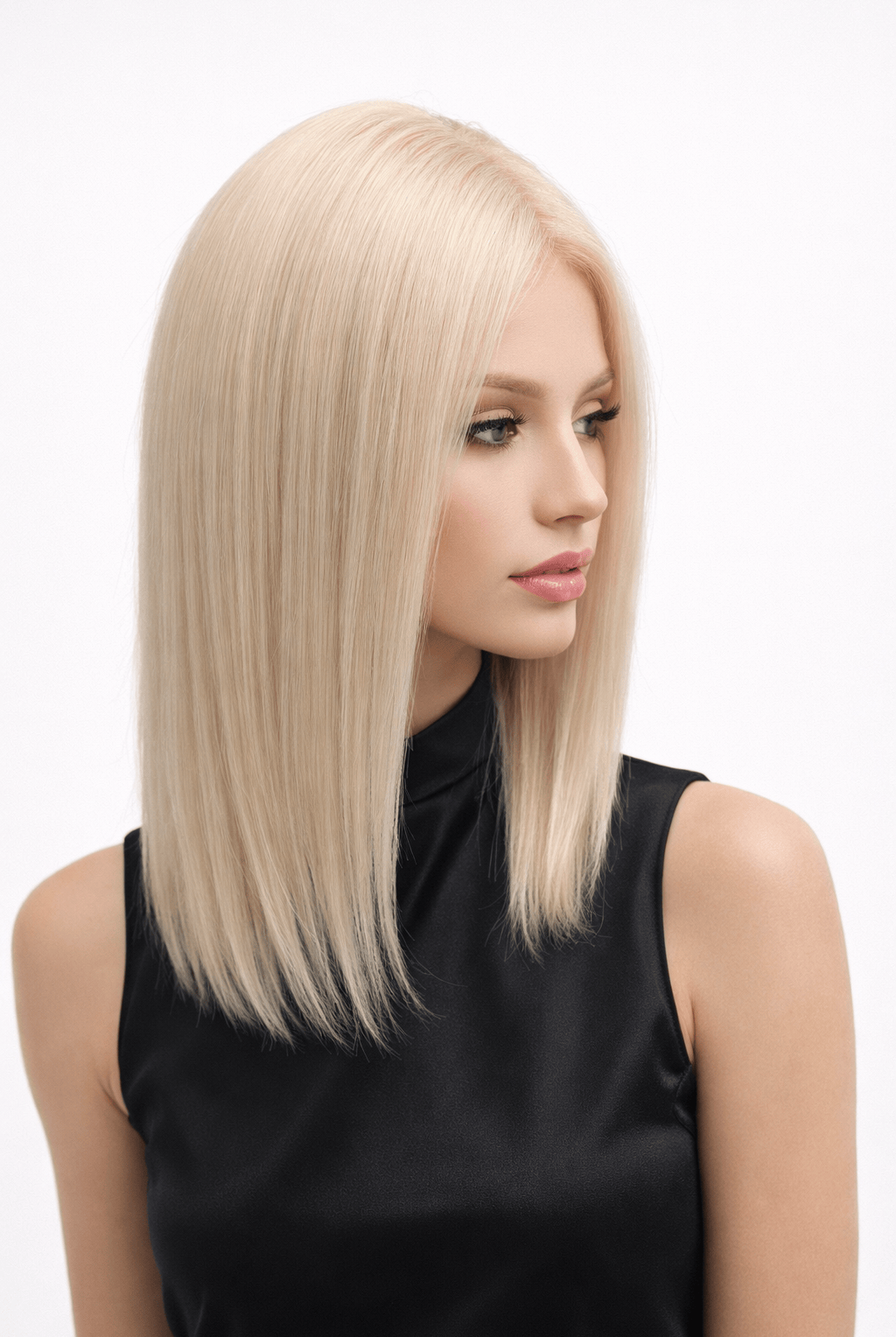 Carte Platine | A light, coolish-toned platinum blonde with icy, white hues for a modern, high-impact look.