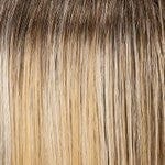 12FS8 | Shaded Praline | Lt Gold Blonde & Pale Natural Blonde Blend, Shaded w/ Dk Brown