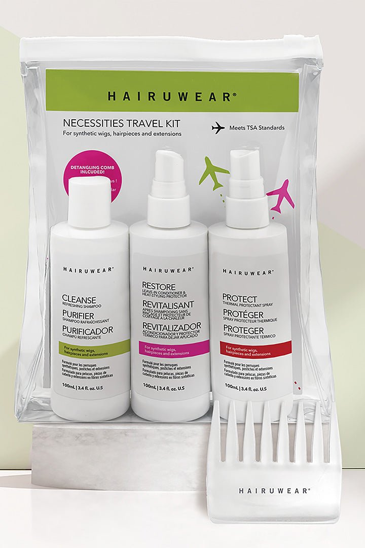 4 Piece Necessities Travel Kit by HairUWear - Wig Studio 1