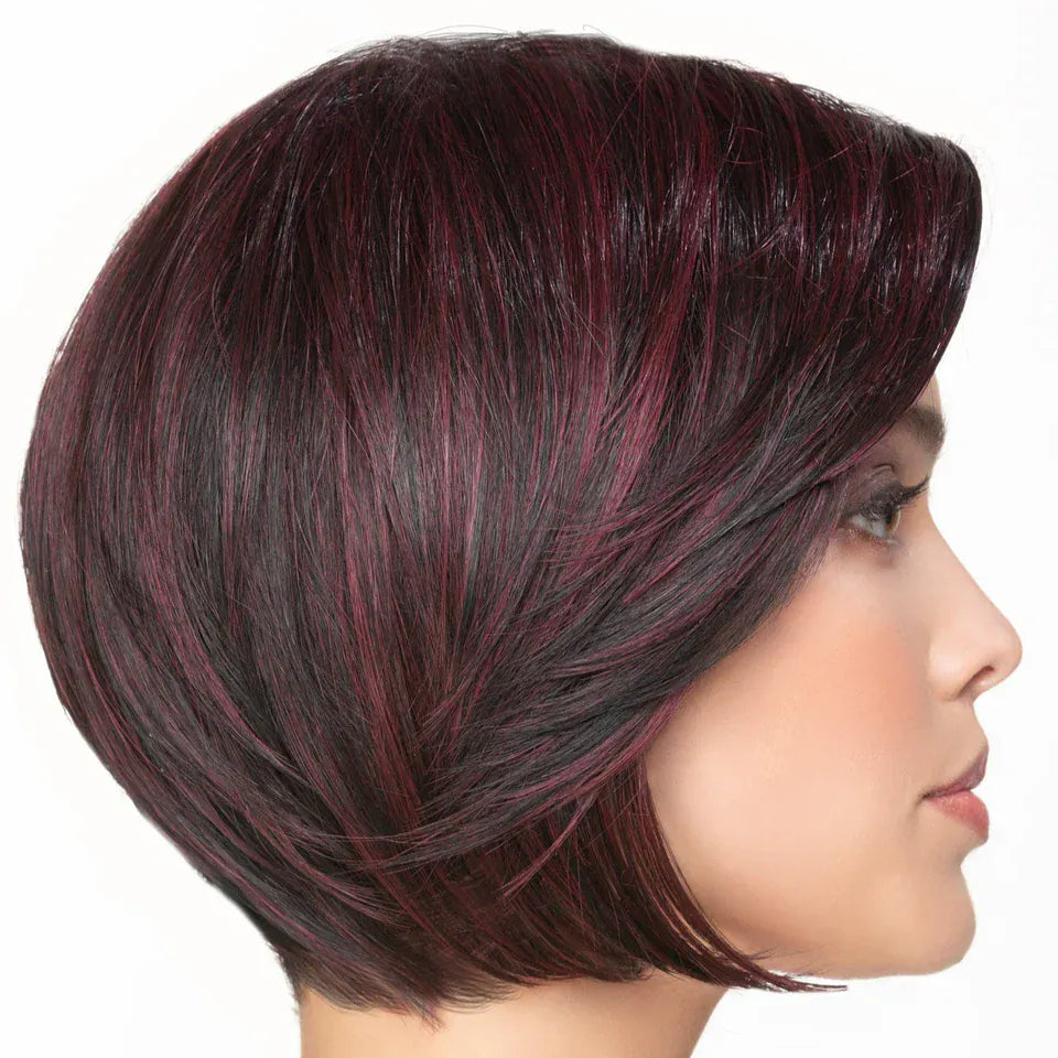 Angled Bob by TressAllure color 1B/BURG Side