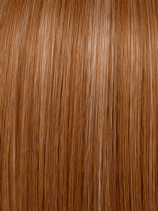 Caramel Copper | Caramel Copper is a warm caramel copper shade with ultra-fine cream blonde highlights for soft dimension and natural movement.