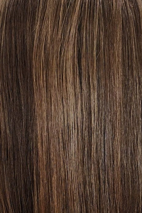 Noisette | A rich brown base with auburn highlights to add warmth and dark blonde highlights to add subtle brightness and dimension for a sun-kissed look.