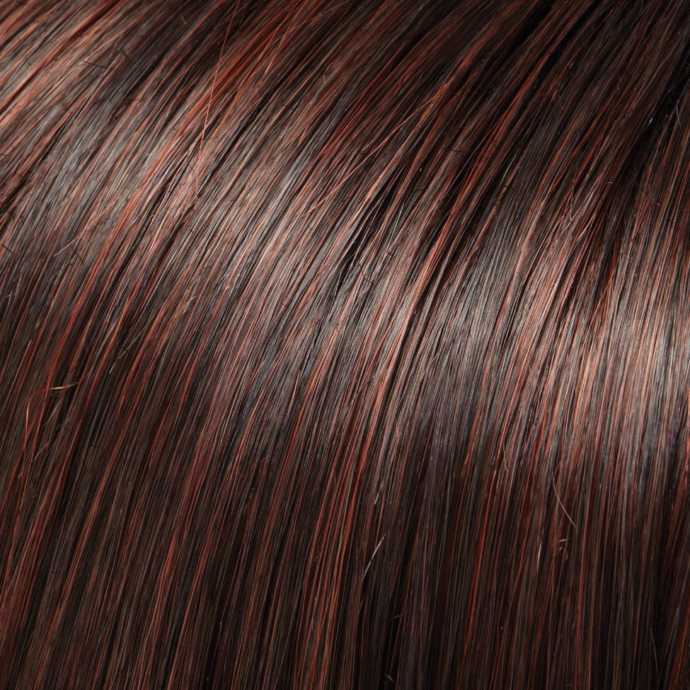 Jon Renau Wigs | 4/33 | Darkest Brown and Medium Red Blend