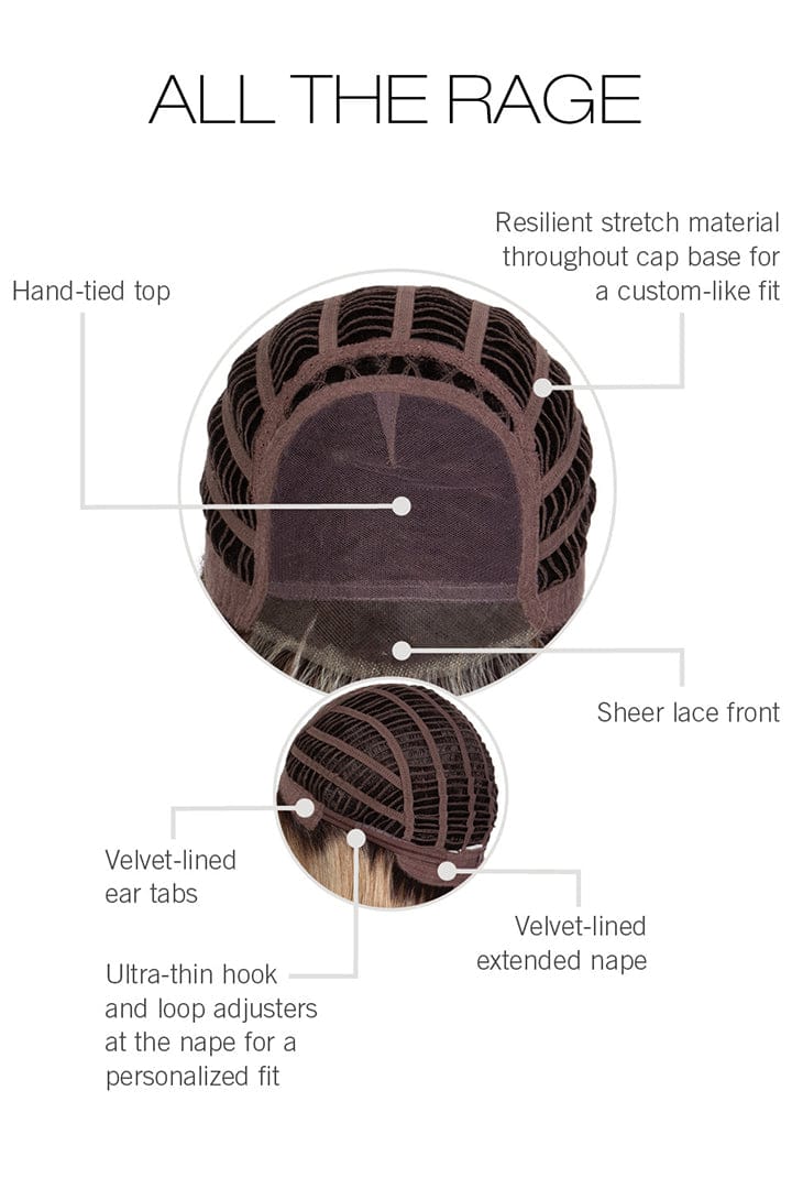 All The Rage wig cap construction details