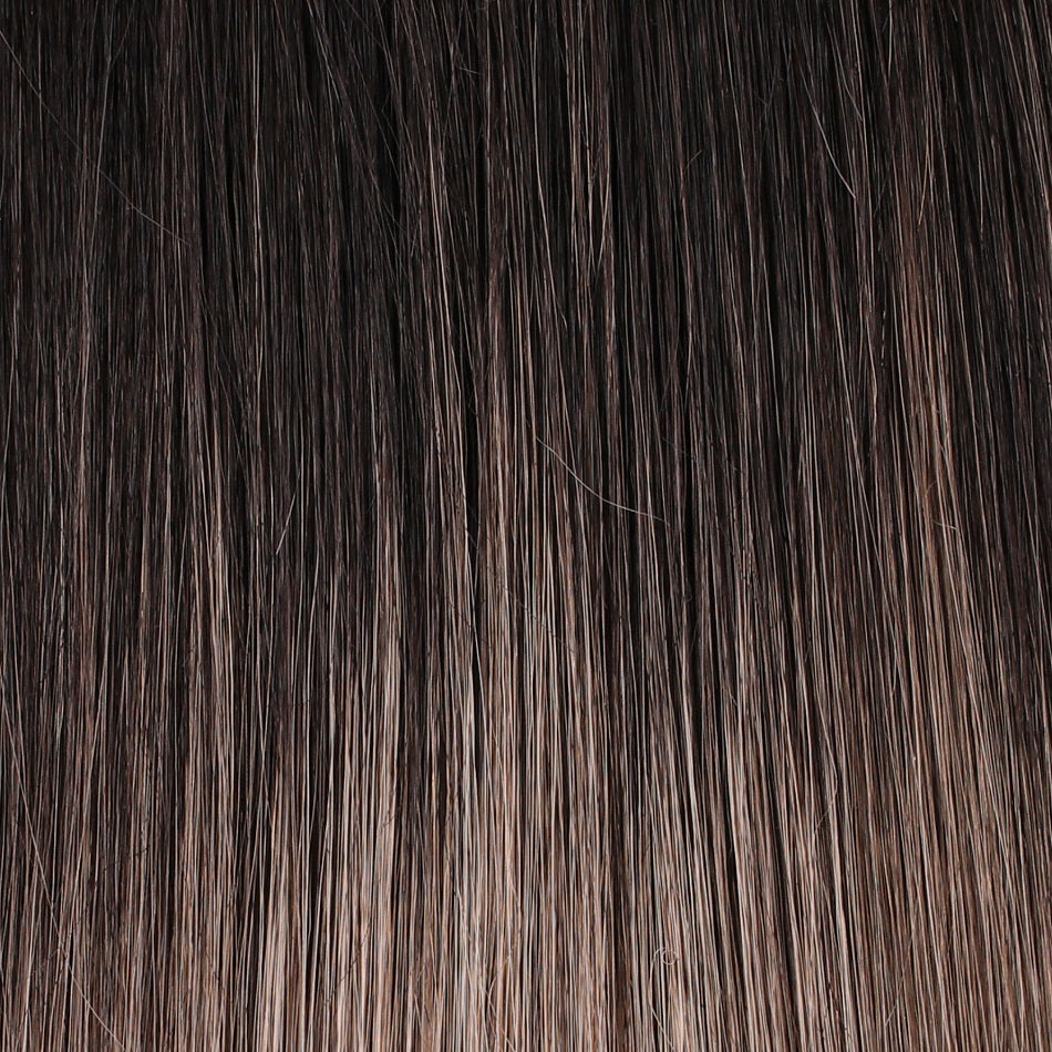 Jon Renau Wigs | Midnight S2/103/18RO | Dark roots soften seamlessly into sparkling ash blond and mushroom brown tones
