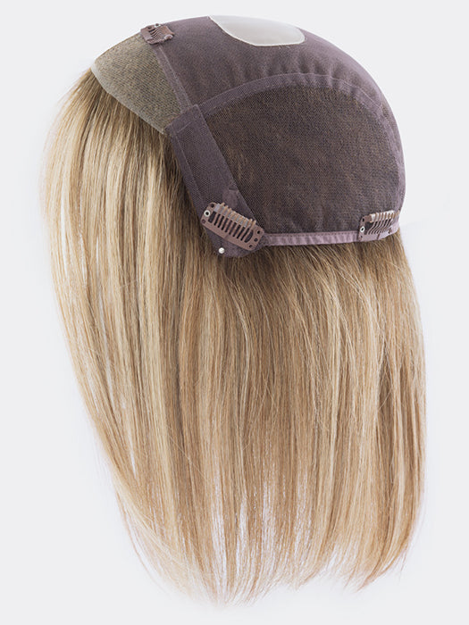 Orbit by Ellen Wille | Remy Human Hair Topper | Sandy Blonde Rooted (Base)