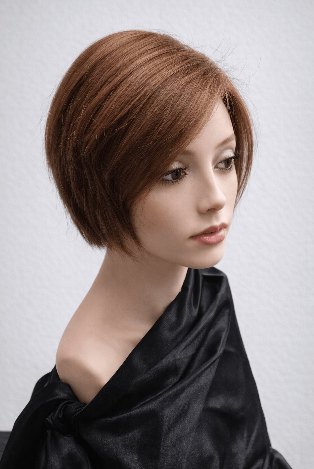 Emma Lace Front Human Hair Wig by PUSH | 8" in color Châtain