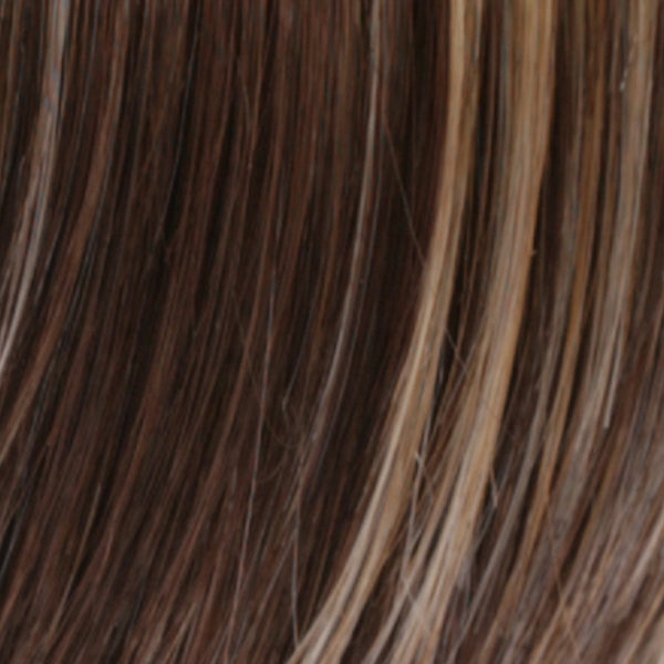Estetica Wigs | R8/26H | Golden Brown with Golden Blonde Highlights