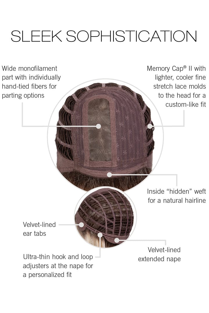 Sleek Sophistication cap construction features & details