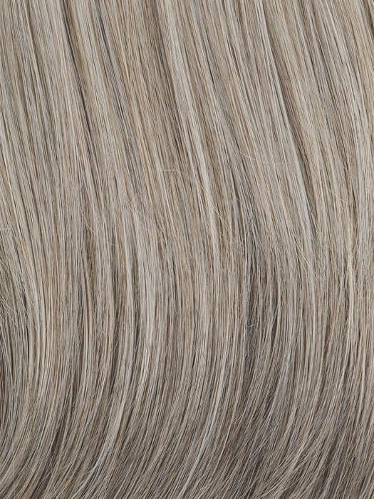 RL119 Silver & Smoke | Light Brown with 80% Gray in front gradually blended into 50% Gray in nape area