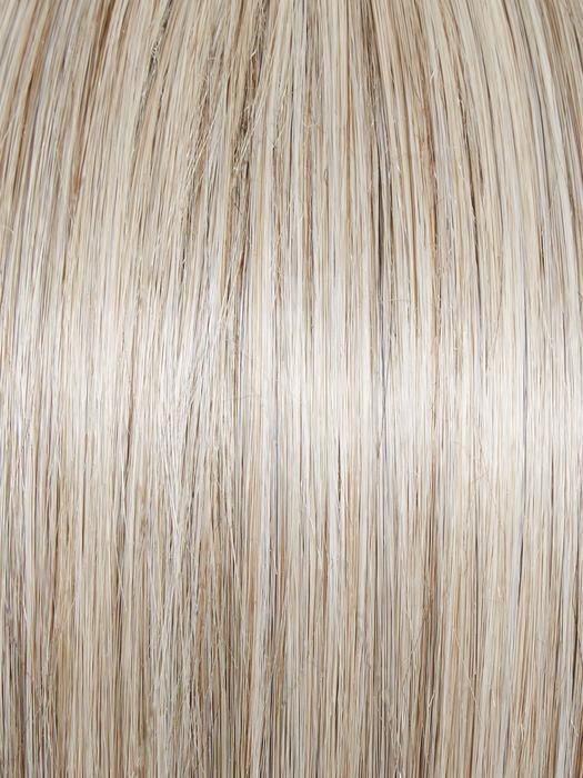 Close-up of blonde hair strands