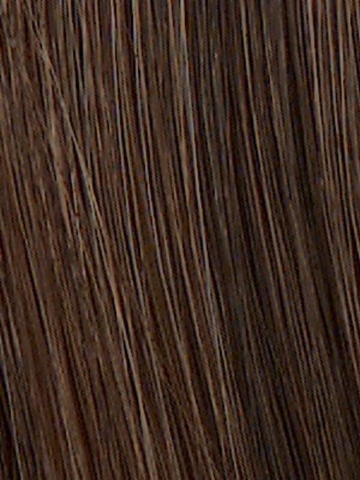 R9S+ GLAZED MAHOGANY | Warm Medium Brown with Ginger Highlights on Top
