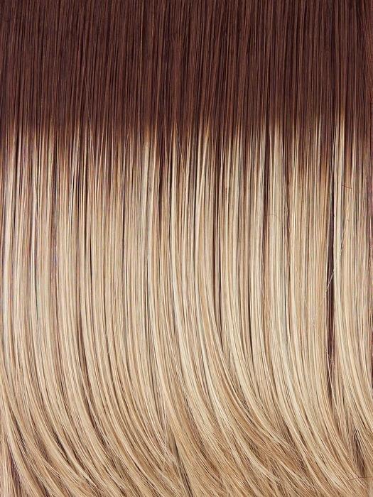 SS14/88 GOLDEN WHEAT | Medium Blonde Streaked With Pale Gold Highlights and Medium Brown Roots