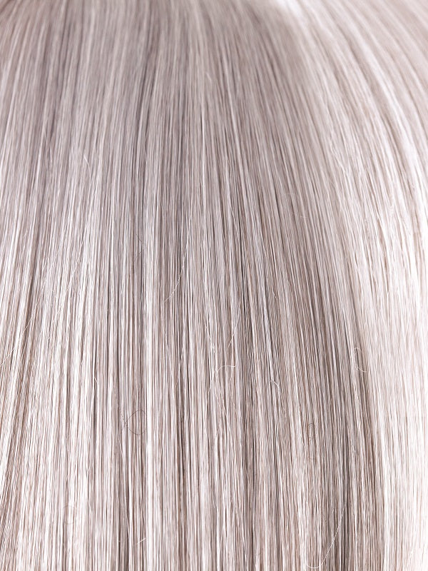SILVER STONE | Silver Medium Brown Blend That Transitions To More Silver Then Medium Brown Then To Silver Bangs