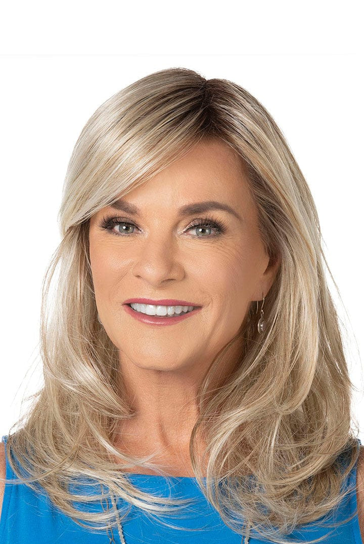 TB Suddenly Beautiful Model - Front view with blonde wig.