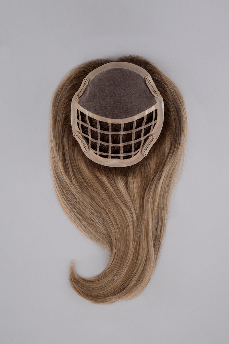 Top Blend HH 12in Hair Topper in 12FS12, flat lay view