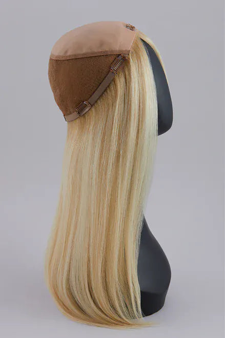 18 Blonde Human Hair Topper