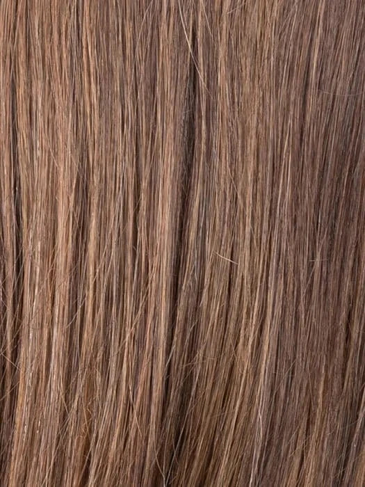 CHOCOLATE SHADED 830.6.27 | Dark and Medium Brown Blended with Light Auburn Brown and Dark Strawberry Blonde with Shaded Roots