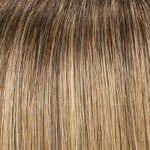 24BT18S8 | Shaded Mocha | Med Natural Ash Blonde & Lt Natural Gold Blonde Blend, Shaded w/ Med Brown