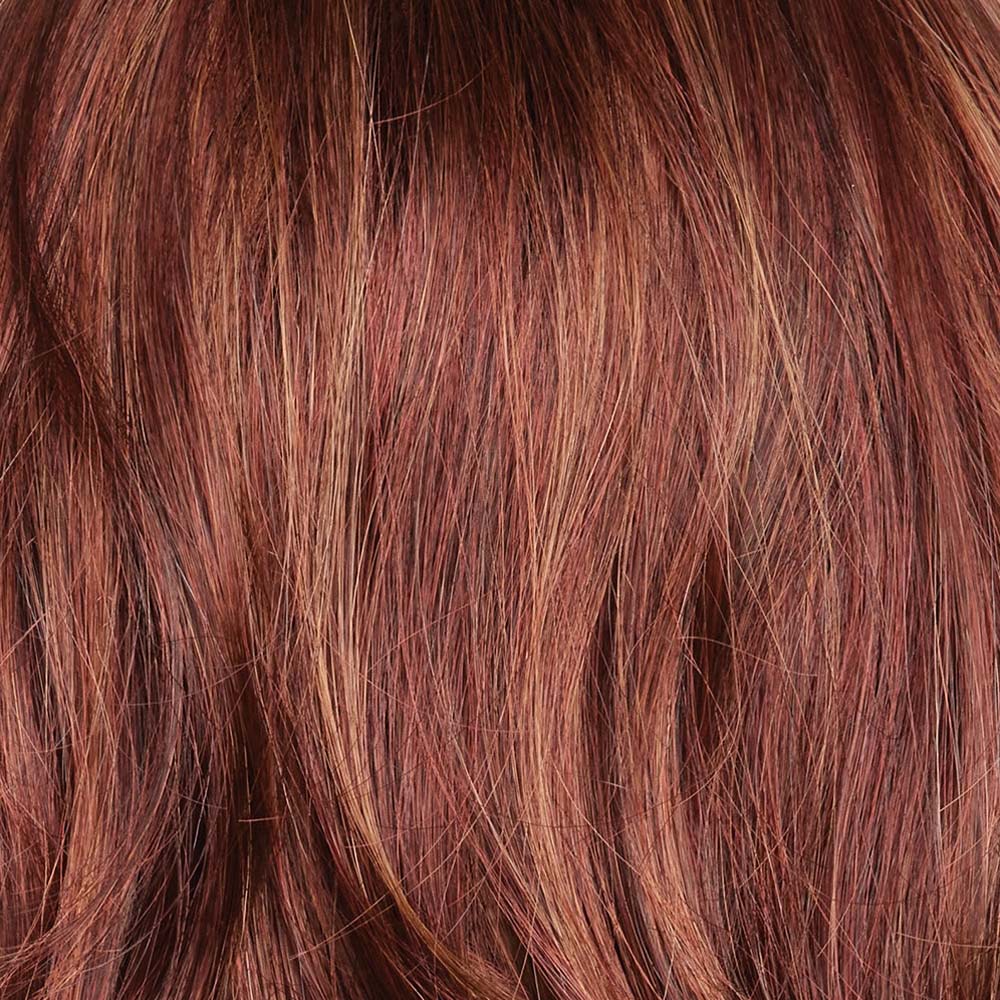 Irish Spice R | Rooted Dark with Medium Auburn base with Dark Honey Blonde highlights