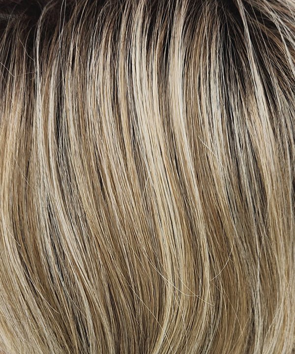 RH1488RT8 | Highlighted Copper Blonde with Golden Brown Roots