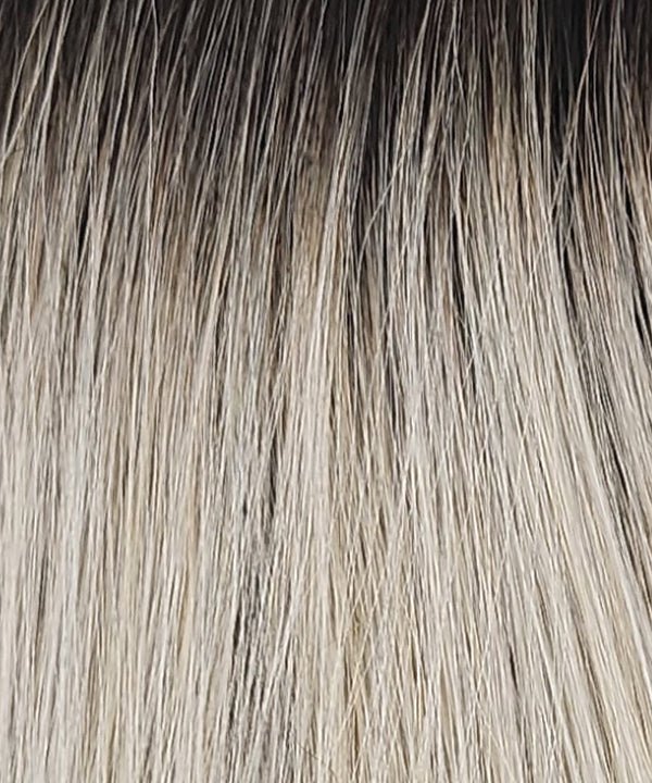 SILVERSUNRT8 | Iced Blonde Dusted with Soft Sand & Golden Brown Roots