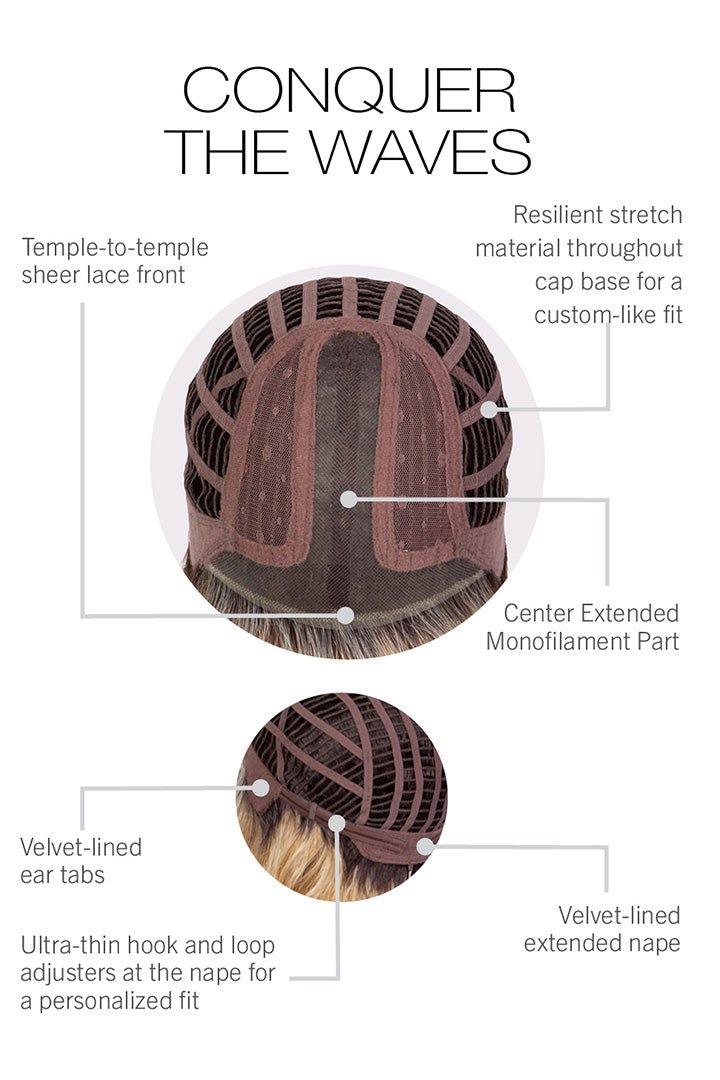 Conquer The Waves | HF Synthetic Lace Front Wig | Mono Part - Wig Studio 1