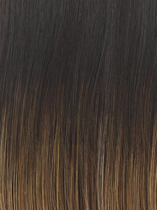 RL8/29 SS | SHADED HAZELNUT | Medium Brown with Ginger highlights & Dark Brown roots