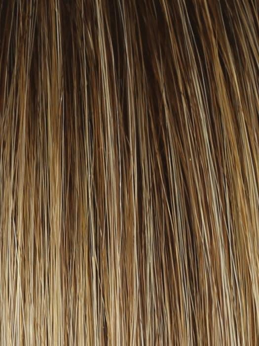 RL14/25 SS | SHADED HONEY GINGER | Dark Blonde Evenly Blended with Medium Golden Blonde With Dark Roots
