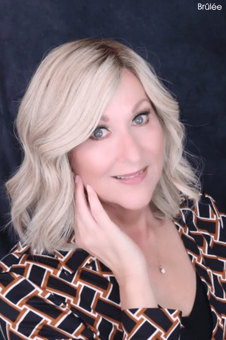 Eileen 12" Remy Human Hair Lace Front Wig by PUSH | Hand Tied - Wig Studio 1