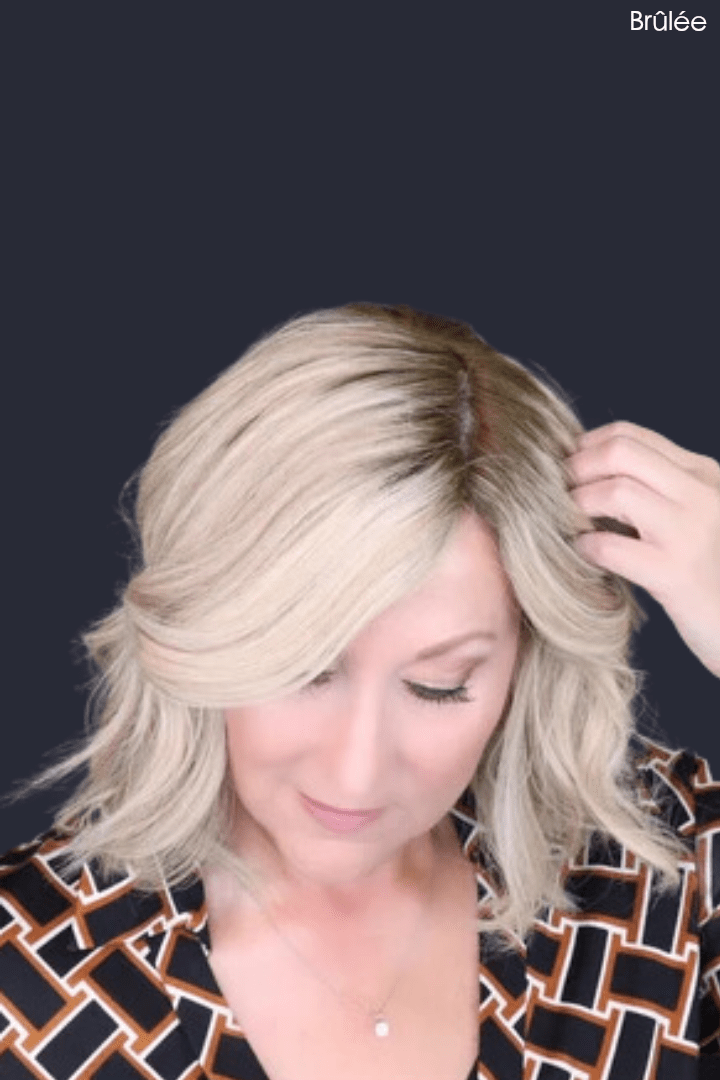 Eileen 12" Remy Human Hair Lace Front Wig by PUSH | Hand Tied - Wig Studio 1