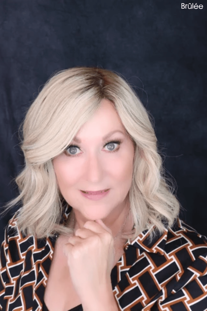 Eileen 12" Remy Human Hair Lace Front Wig by PUSH | Hand Tied - Wig Studio 1