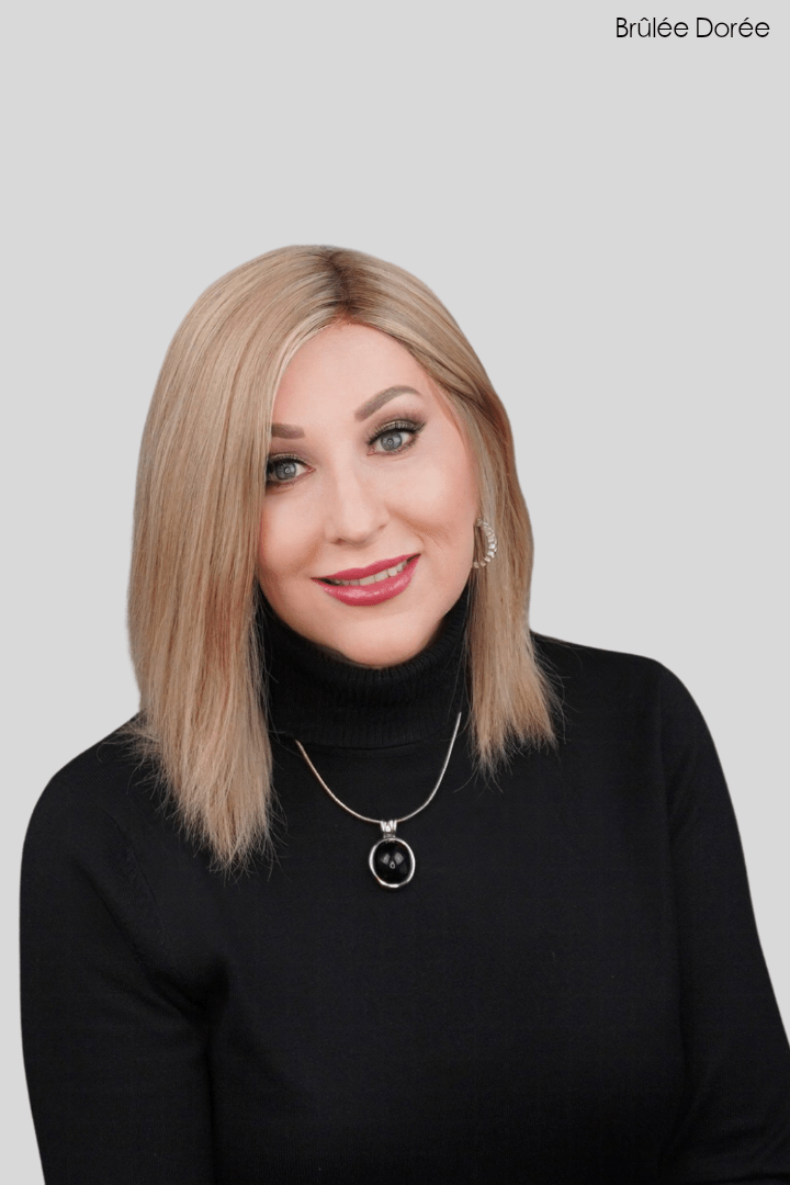 Eileen 14" | Remy Human Hair Lace Front Wig by PUSH | Hand Tied - Wig Studio 1