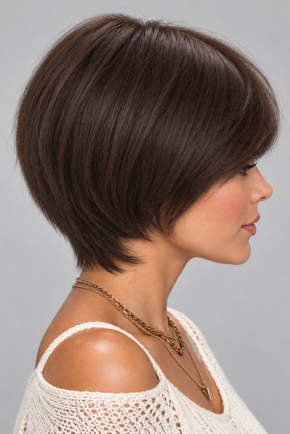 Espresso Blend | A rich brunette featuring a deep espresso brown blended with dark chocolate brown tones.
