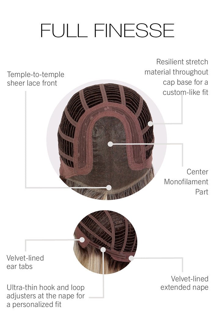 Full Finesse | HF Synthetic Lace Front Wig | Mono Part - Wig Studio 1