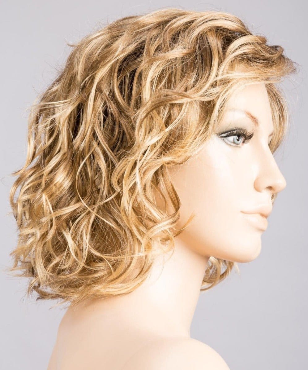 Caramel Rooted 20.26.14 | Medium Gold Blonde and Light Gold Blonde Blend with Light Brown Roots