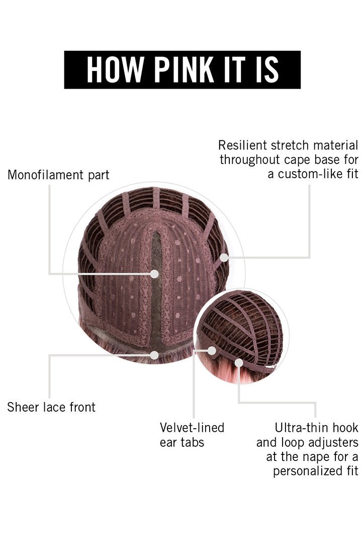 How Pink It Is | HF Synthetic Lace Front Wig | Mono Part - Wig Studio 1