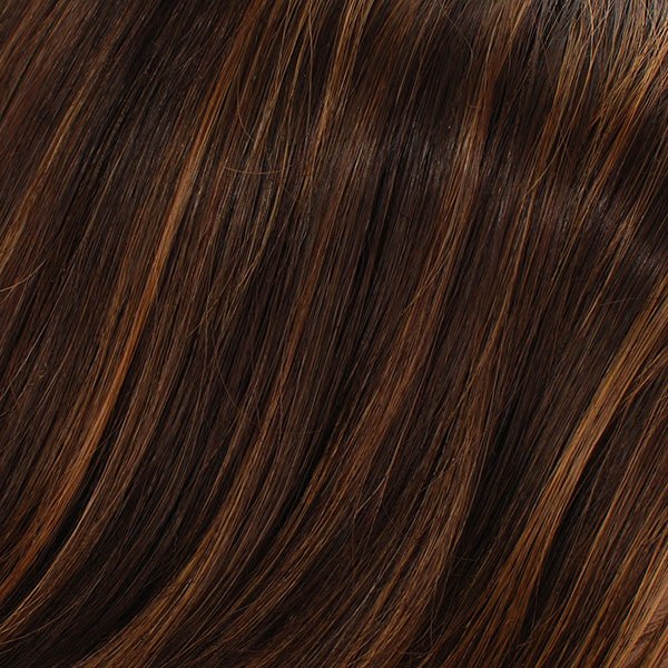 6/28 | Medium Brown with Strawberry Red Highlights