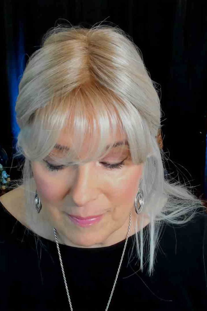 Lace Front Mono Part Bangs 19" | Synthetic Hair Topper by Belle Tress - Wig Studio 1