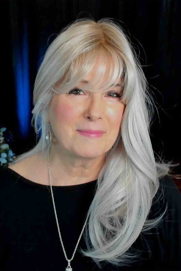 Lace Front Mono Part Bangs 19" | Synthetic Hair Topper by Belle Tress - Wig Studio 1