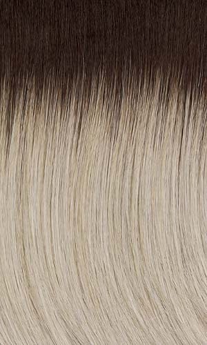 60/101GR | Silver tones with light platinum highlights and brown roots