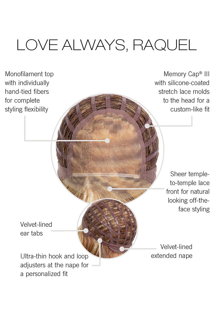 Love Always, Raquel by Raquel Welch | HF Synthetic Lace Front Wig | Mono Part - Wig Studio 1