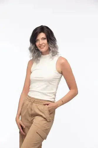 Open Box | Avalon Wig by Estetica | Average Cap | Iced Mocha - Wig Studio 1