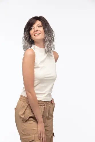 Open Box | Avalon Wig by Estetica | Average Cap | Iced Mocha - Wig Studio 1