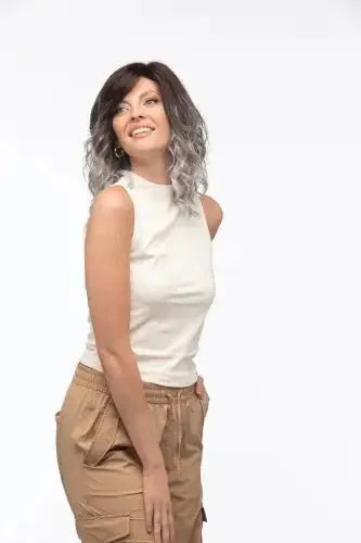 Open Box | Avalon Wig by Estetica | Average Cap | Iced Mocha - Wig Studio 1