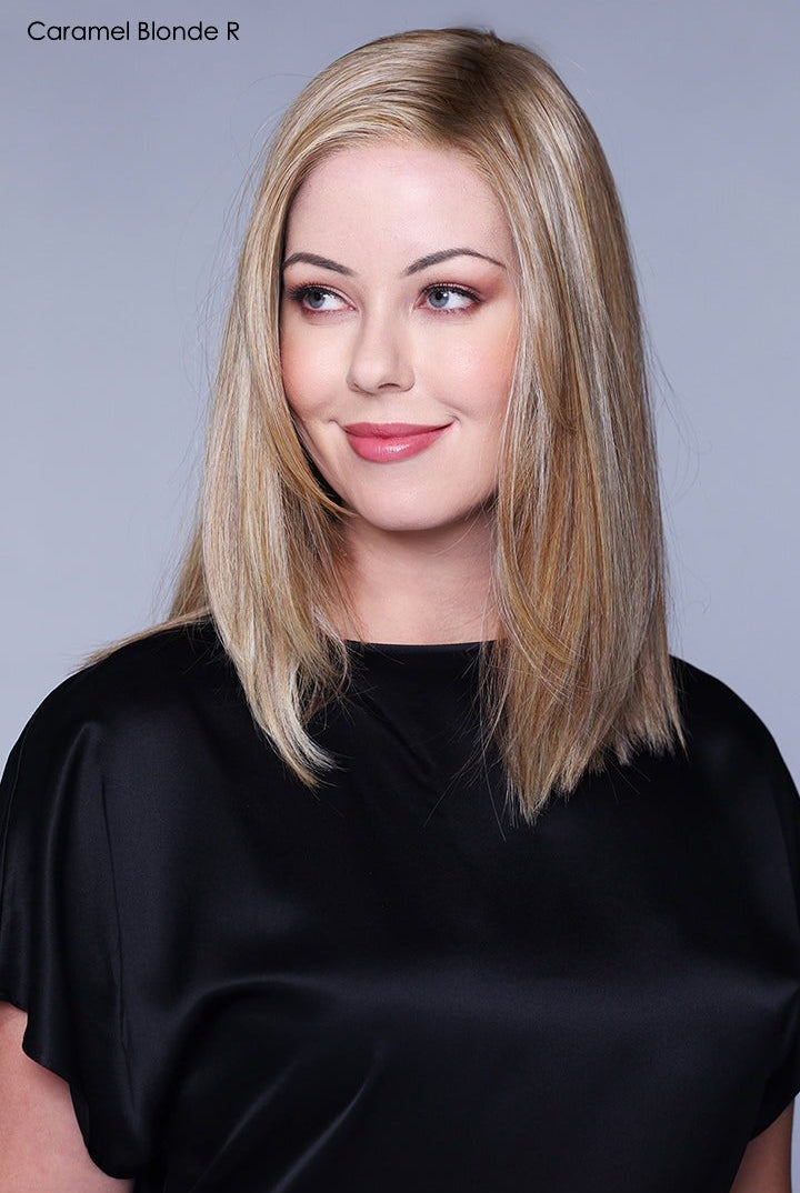 Open Box | Calabasas by Belle Tress | HF Synthetic Lace Front Wig | Mono Part | Crushed Almond Blonde - R - Wig Studio 1