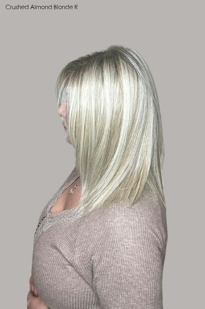 Open Box | Calabasas by Belle Tress | HF Synthetic Lace Front Wig | Mono Part | Crushed Almond Blonde - R - Wig Studio 1