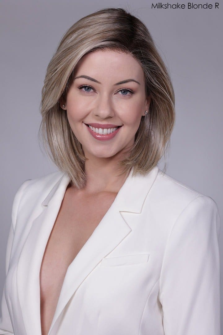 Open Box | Cardiff Wig by Belle Tress | Average Cap | Macadamia Latte - R - Wig Studio 1