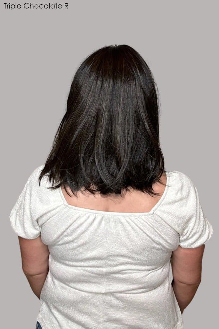 Open Box | Chelsea by Belle Tress | HF Synthetic Lace Front Wig | Mono Part | Coolest Ash Brown - R - Wig Studio 1