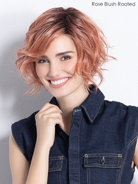 Open Box | Cookie Wig by Ellen Wille | Petite/Average Cap | Rose Blush Rooted - Wig Studio 1